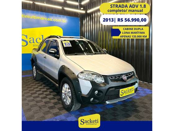 FIAT STRADA 1.8 MPI ADVENTURE CD 16V FLEX 2P MANUAL FIAT STRADA 1.8 MPI ADVENTURE CD 16V FLEX 2P MANUAL